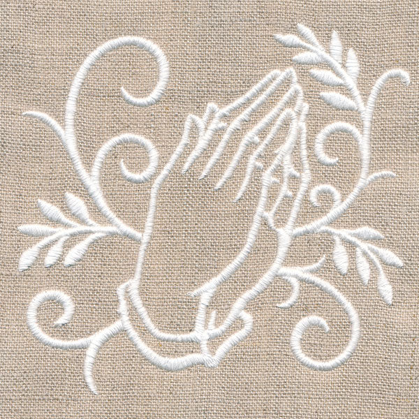 Rustic Praying Hands Accent