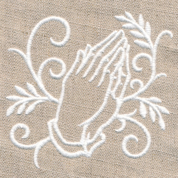 Rustic Praying Hands Accent