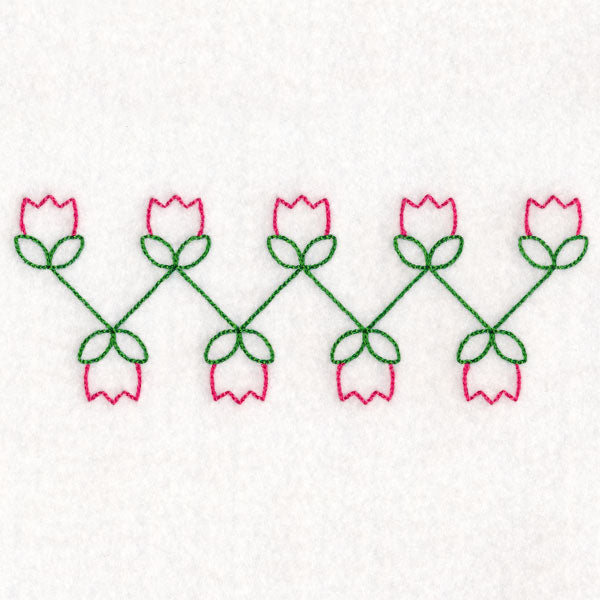 Simple Tulip Border (Vintage)