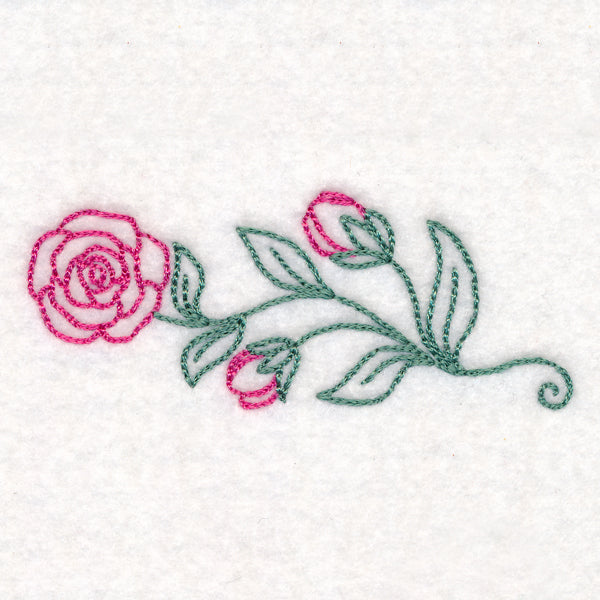 Elegant Rose Border (Vintage)