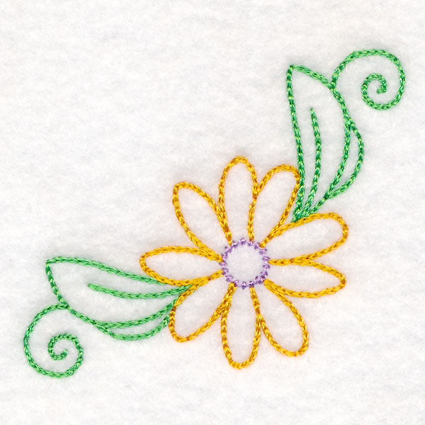 Bright Daisy Corner (Vintage)