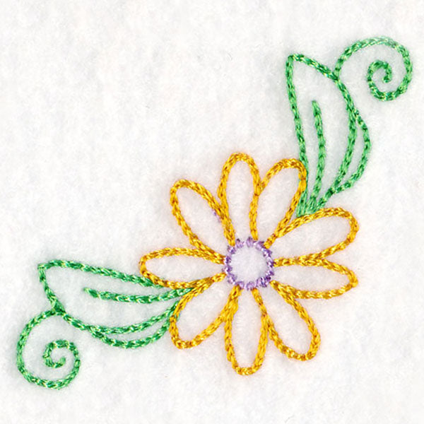 Bright Daisy Corner (Vintage)