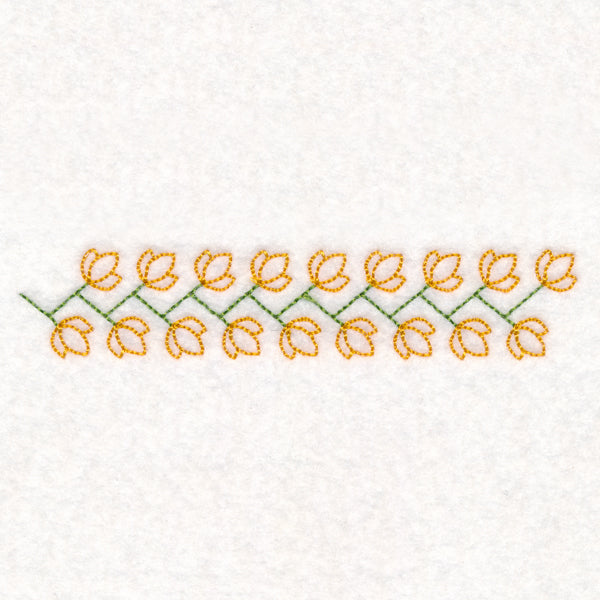 Zigzag Floral Border (Vintage)