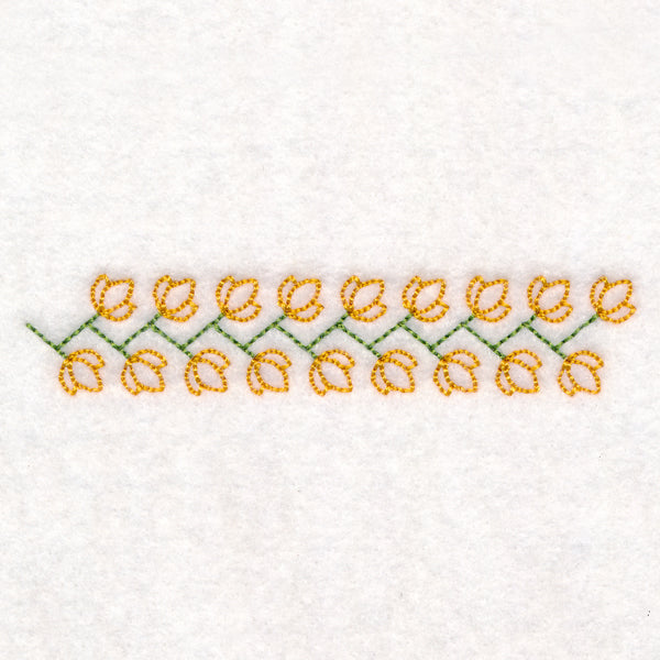 Zigzag Floral Border (Vintage)