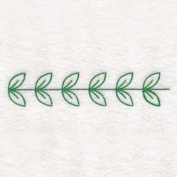 Serene Leaf Border (Vintage)