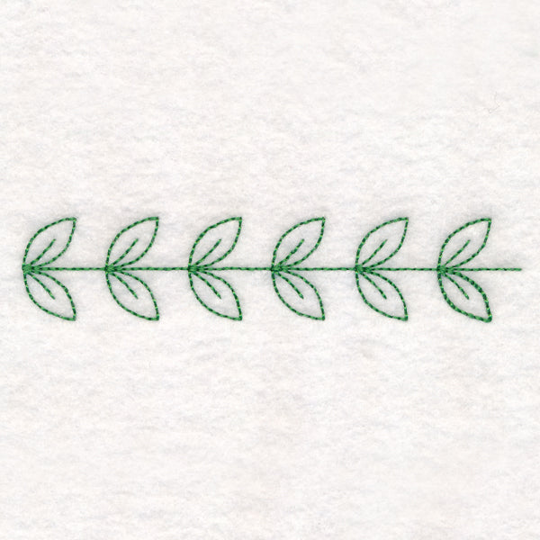 Serene Leaf Border (Vintage)