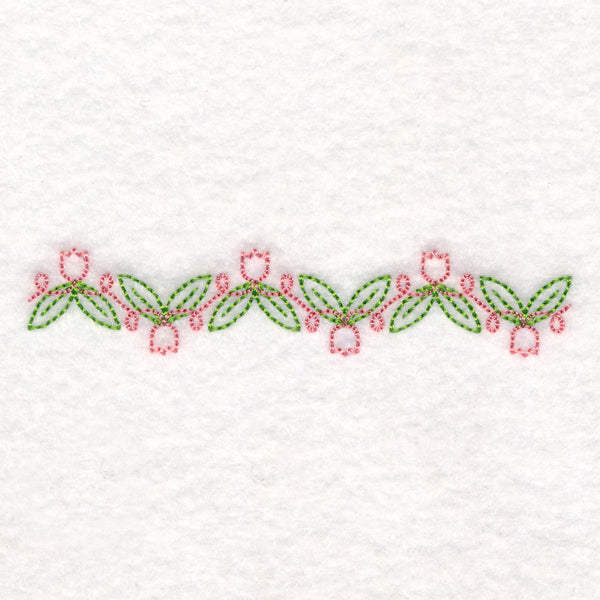 Chic Tulip Border (Vintage)