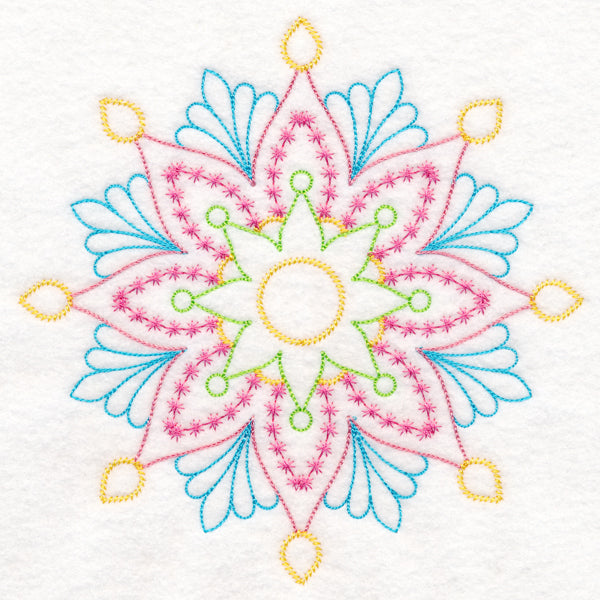 Delicate Floral Medallion (Vintage)