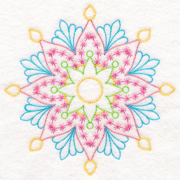 Delicate Floral Medallion (Vintage)