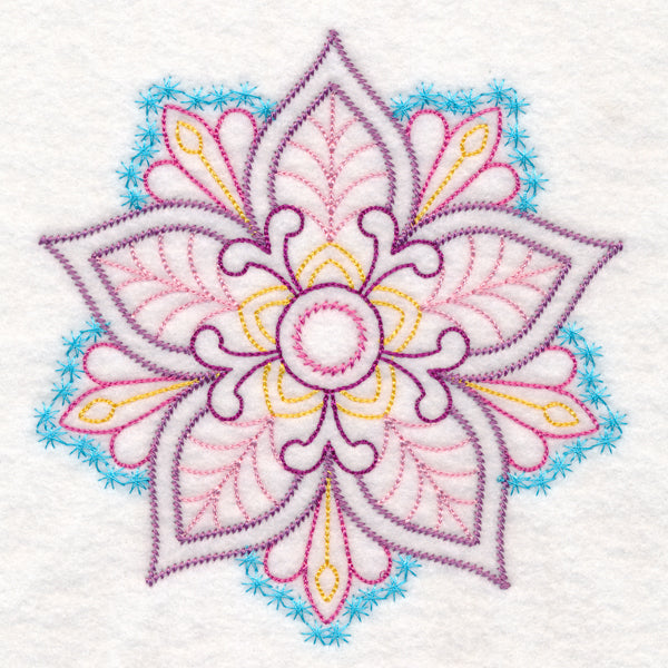 Elegant Floral Medallion (Vintage)