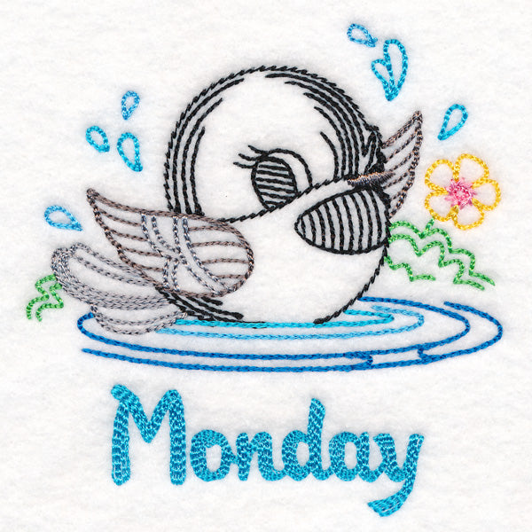 Spring Chickadee - Monday (Vintage)