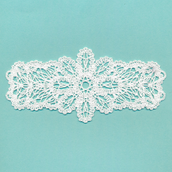 Floral Jar Wrap (Battenburg Lace)