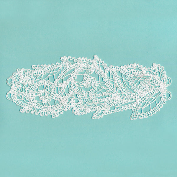 Leafy Jar Wrap (Battenburg Lace)