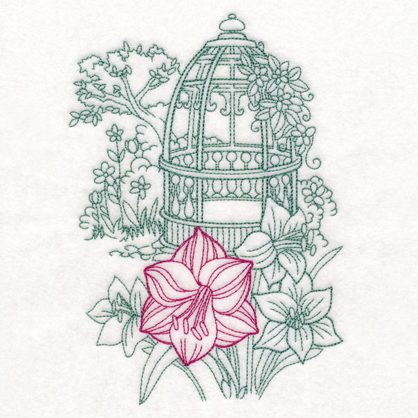 Garden Gazebo Etching