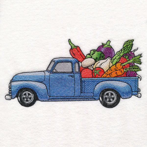 Retro Farmers Market Truck