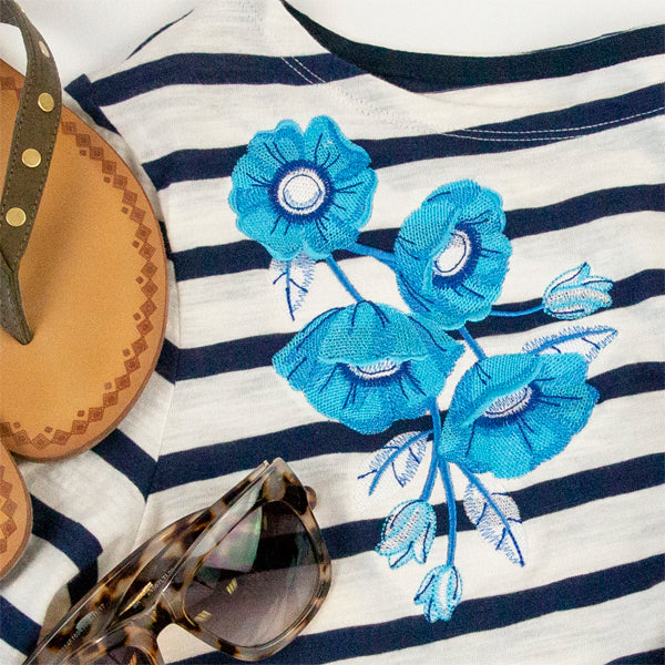 Blue Anemone Fashion Spray