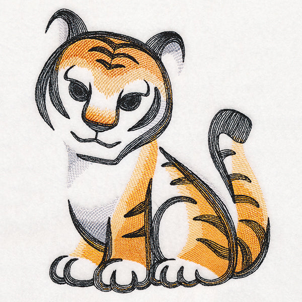 Sweet Brushstroke Tiger
