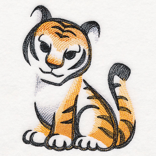 Sweet Brushstroke Tiger