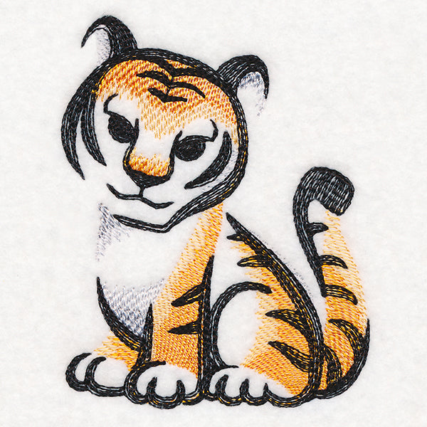 Sweet Brushstroke Tiger