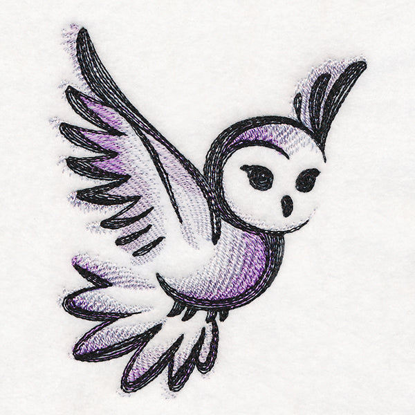 Sweet Brushstroke Owl