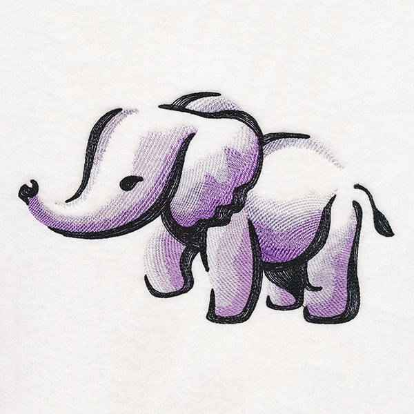 Sweet Brushstroke Elephant