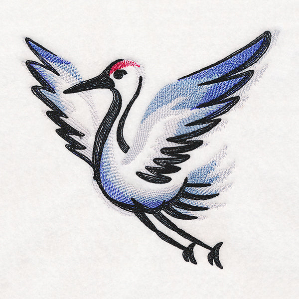 Sweet Brushstroke Crane