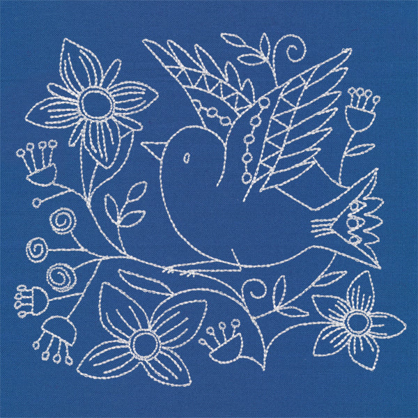 Birds of a Feather 5 (Whitework)