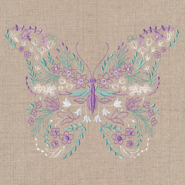 Blooming Wildflower Butterfly