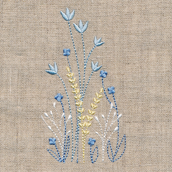 Flourishing Wildflower Stems