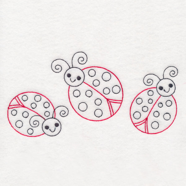 Ladybugs Trio (Vintage)