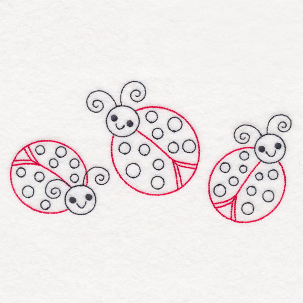 Ladybugs Trio (Vintage)