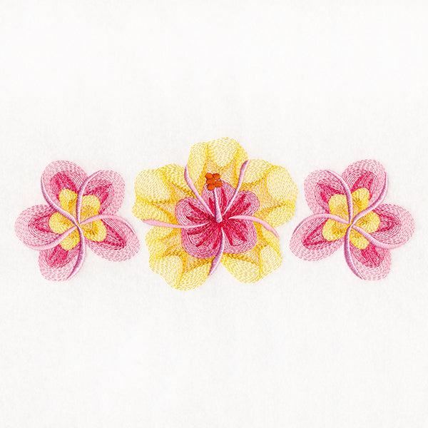 Tropical Flowers Trio