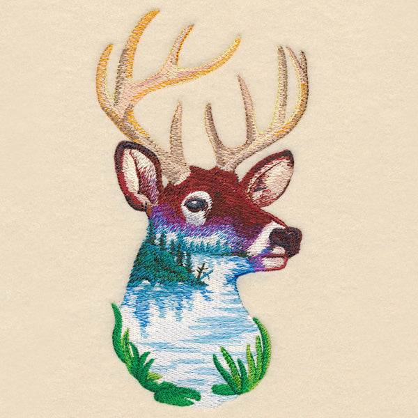 Deerscape in Watercolor