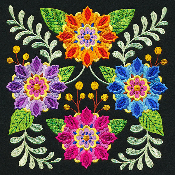 Burst of Blooms Square