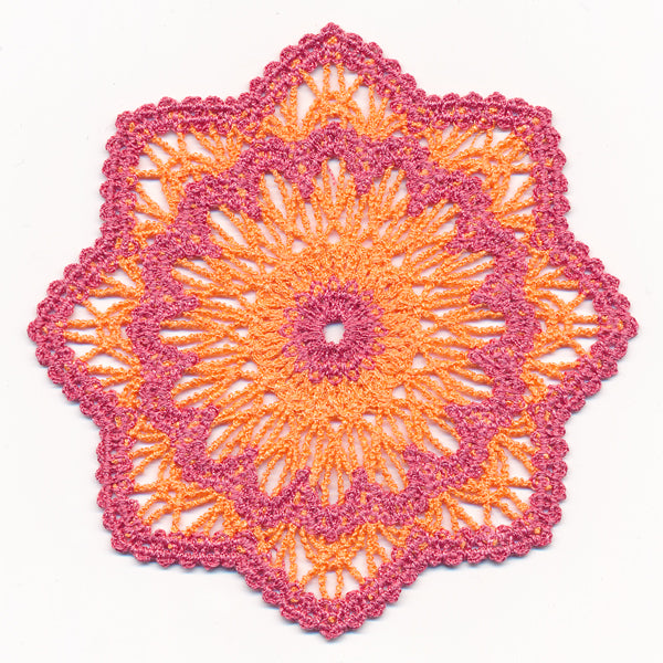 Sunburst Doily (Battenburg Lace)