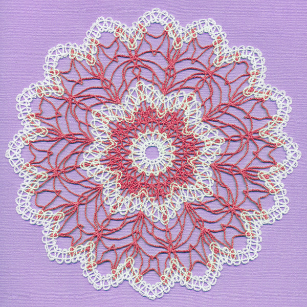 Floral Doily (Battenburg Lace)