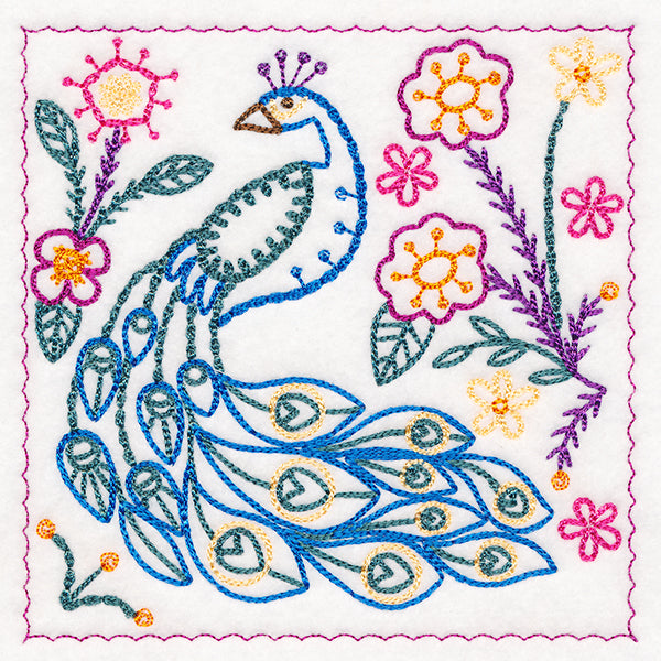 Bright Bazaar - Peacock (Vintage)