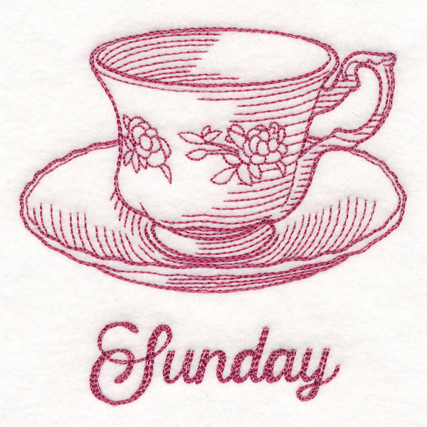 Radiant Garden Teacup - Sunday