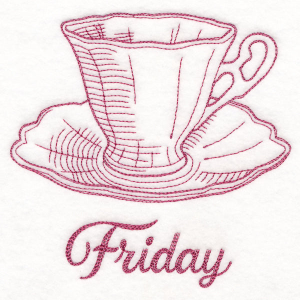 Radiant Garden Teacup - Friday