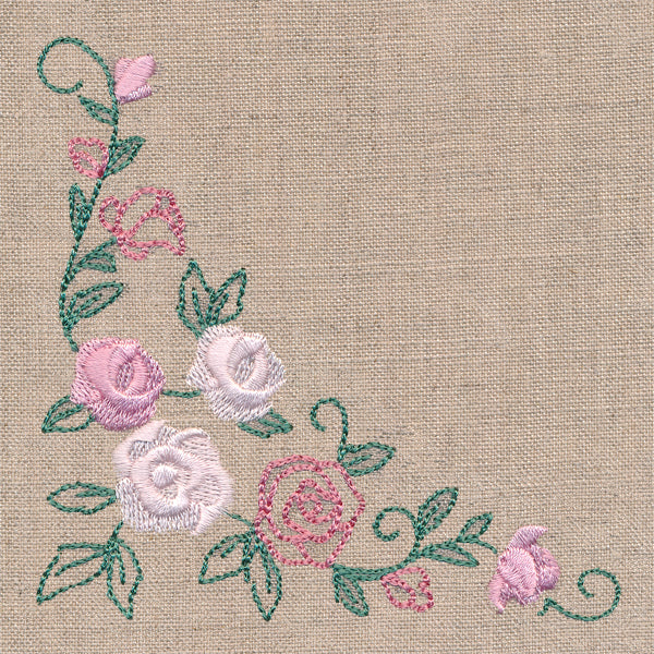 Delicate Rose Corner