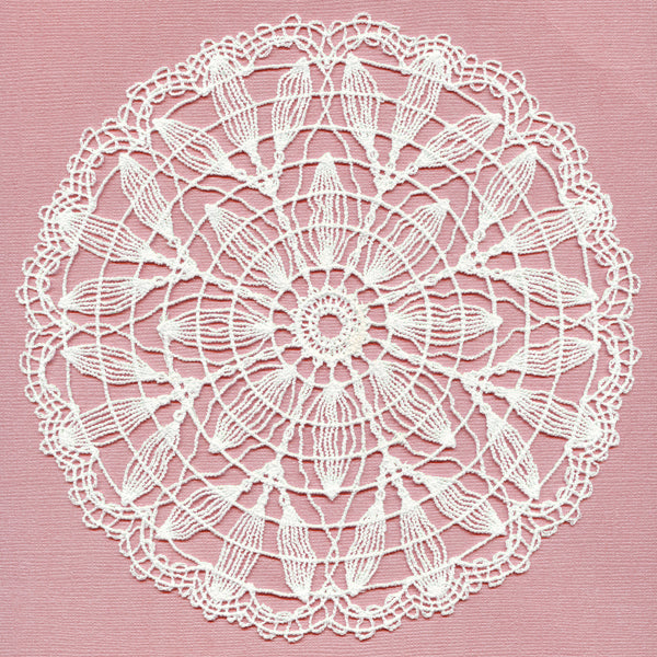 Petal Bouquet Doily (Battenburg Lace)