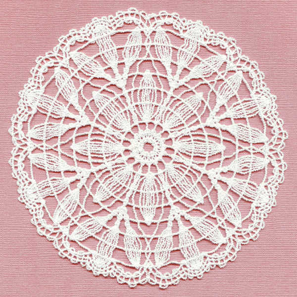 Petal Bouquet Doily (Battenburg Lace)