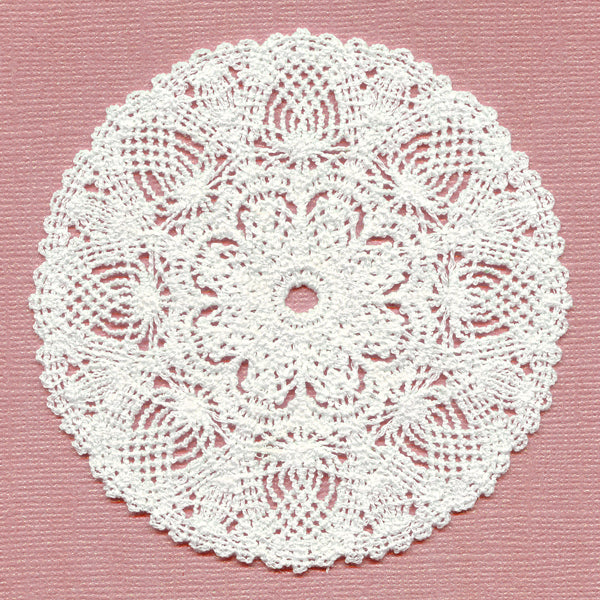 Lotus Bouquet Doily (Battenburg Lace)
