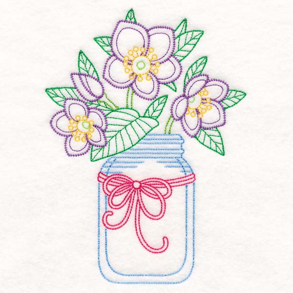 Merry Mason Jar - Lenten Rose