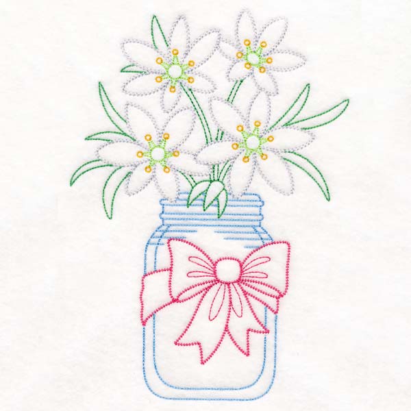 Merry Mason Jar - Star of Bethlehem
