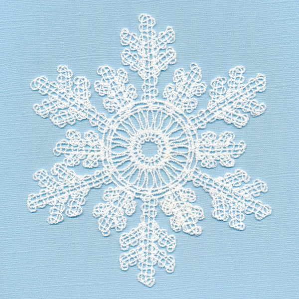 Winter's Night Snowflake (Battenburg Lace)