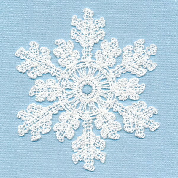 Winter's Night Snowflake (Battenburg Lace)