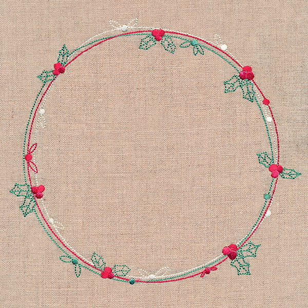 Delicate Holly & Berry Wreath