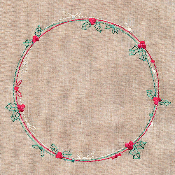 Delicate Holly & Berry Wreath