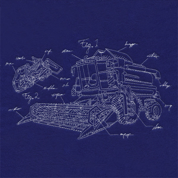 Combine Harvester Schematic